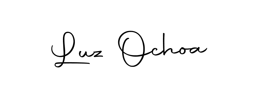 How to make Luz Ochoa signature? Autography-DOLnW is a professional autograph style. Create handwritten signature for Luz Ochoa name. Luz Ochoa signature style 10 images and pictures png