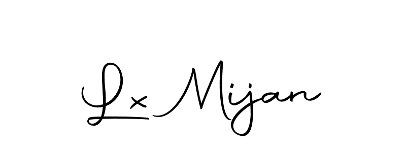 Similarly Autography-DOLnW is the best handwritten signature design. Signature creator online .You can use it as an online autograph creator for name Lx Mijan. Lx Mijan signature style 10 images and pictures png