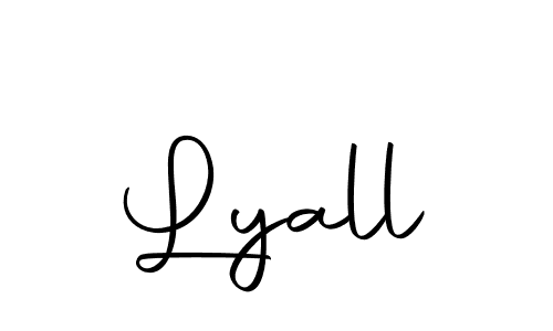How to make Lyall name signature. Use Autography-DOLnW style for creating short signs online. This is the latest handwritten sign. Lyall signature style 10 images and pictures png