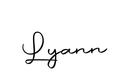 Also we have Lyann name is the best signature style. Create professional handwritten signature collection using Autography-DOLnW autograph style. Lyann signature style 10 images and pictures png