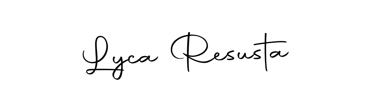 Once you've used our free online signature maker to create your best signature Autography-DOLnW style, it's time to enjoy all of the benefits that Lyca Resusta name signing documents. Lyca Resusta signature style 10 images and pictures png