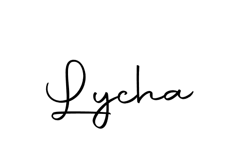 How to make Lycha signature? Autography-DOLnW is a professional autograph style. Create handwritten signature for Lycha name. Lycha signature style 10 images and pictures png