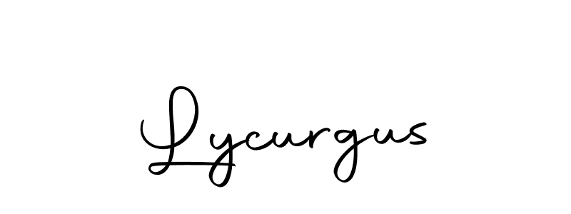 Create a beautiful signature design for name Lycurgus. With this signature (Autography-DOLnW) fonts, you can make a handwritten signature for free. Lycurgus signature style 10 images and pictures png