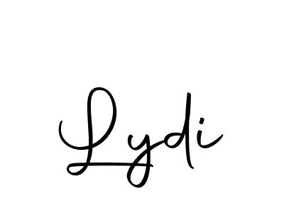 You should practise on your own different ways (Autography-DOLnW) to write your name (Lydi) in signature. don't let someone else do it for you. Lydi signature style 10 images and pictures png