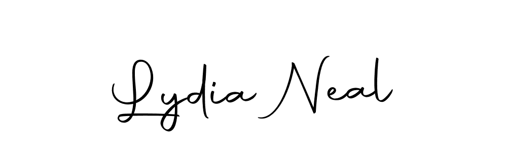 Make a beautiful signature design for name Lydia Neal. Use this online signature maker to create a handwritten signature for free. Lydia Neal signature style 10 images and pictures png
