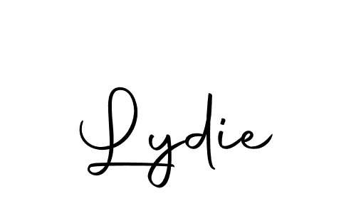 Design your own signature with our free online signature maker. With this signature software, you can create a handwritten (Autography-DOLnW) signature for name Lydie. Lydie signature style 10 images and pictures png