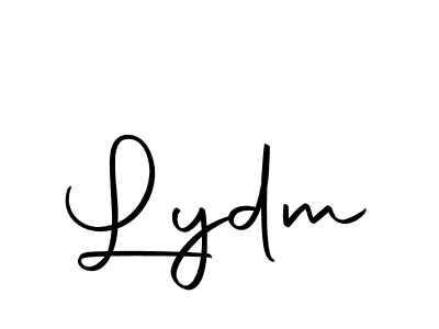 The best way (Autography-DOLnW) to make a short signature is to pick only two or three words in your name. The name Lydm include a total of six letters. For converting this name. Lydm signature style 10 images and pictures png