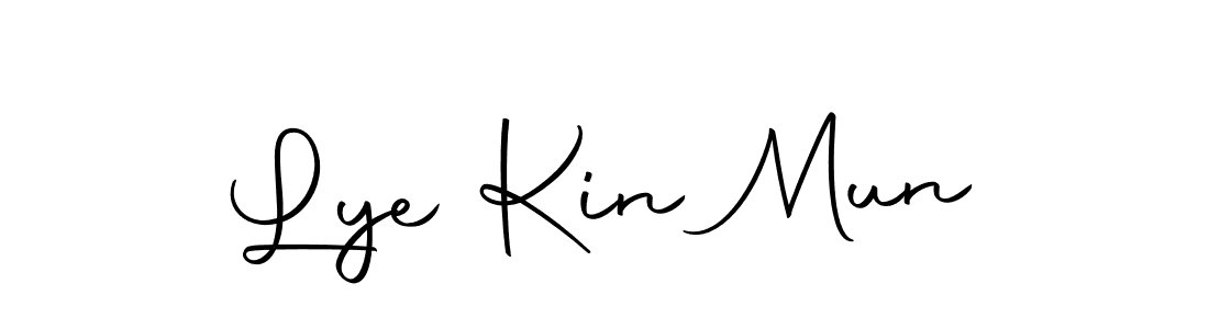 Use a signature maker to create a handwritten signature online. With this signature software, you can design (Autography-DOLnW) your own signature for name Lye Kin Mun. Lye Kin Mun signature style 10 images and pictures png