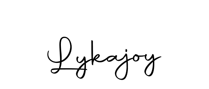 Use a signature maker to create a handwritten signature online. With this signature software, you can design (Autography-DOLnW) your own signature for name Lykajoy. Lykajoy signature style 10 images and pictures png