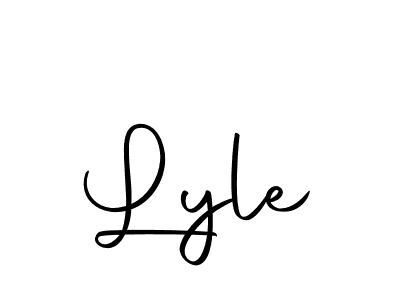 Make a beautiful signature design for name Lyle. With this signature (Autography-DOLnW) style, you can create a handwritten signature for free. Lyle signature style 10 images and pictures png