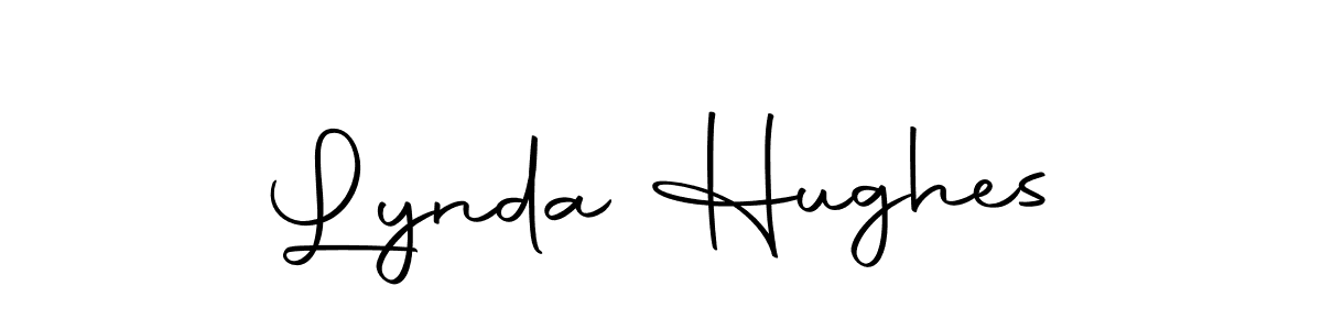 You should practise on your own different ways (Autography-DOLnW) to write your name (Lynda Hughes) in signature. don't let someone else do it for you. Lynda Hughes signature style 10 images and pictures png
