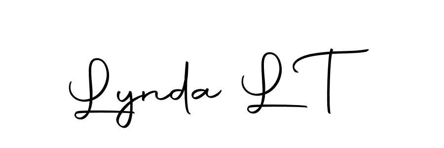 Lynda L T stylish signature style. Best Handwritten Sign (Autography-DOLnW) for my name. Handwritten Signature Collection Ideas for my name Lynda L T. Lynda L T signature style 10 images and pictures png