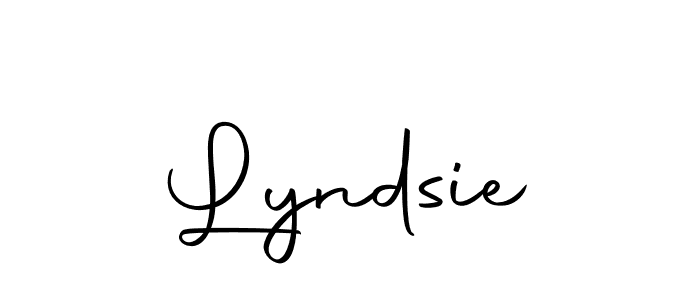 Make a beautiful signature design for name Lyndsie. With this signature (Autography-DOLnW) style, you can create a handwritten signature for free. Lyndsie signature style 10 images and pictures png