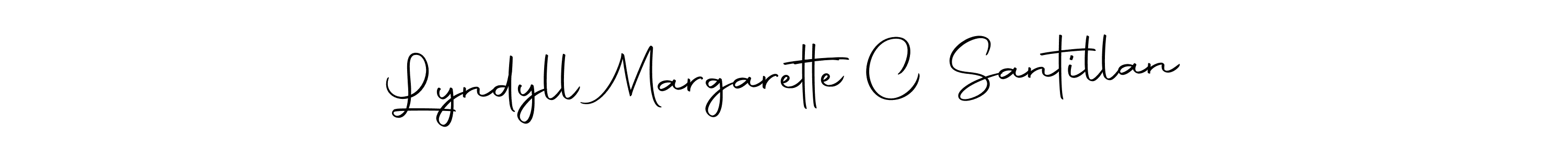 Similarly Autography-DOLnW is the best handwritten signature design. Signature creator online .You can use it as an online autograph creator for name Lyndyll Margarette C Santillan. Lyndyll Margarette C Santillan signature style 10 images and pictures png