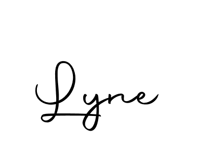 How to make Lyne signature? Autography-DOLnW is a professional autograph style. Create handwritten signature for Lyne name. Lyne signature style 10 images and pictures png