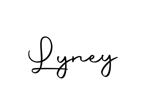 Make a beautiful signature design for name Lyney. With this signature (Autography-DOLnW) style, you can create a handwritten signature for free. Lyney signature style 10 images and pictures png