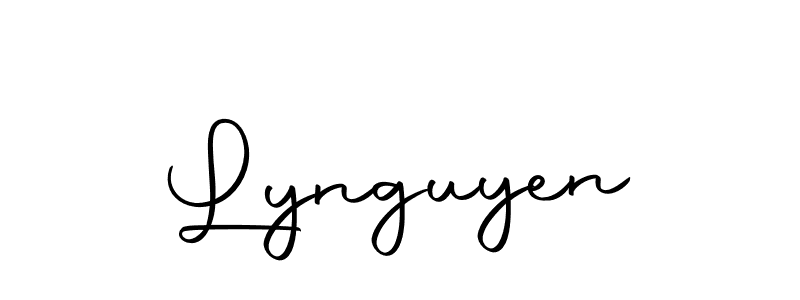 You should practise on your own different ways (Autography-DOLnW) to write your name (Lynguyen) in signature. don't let someone else do it for you. Lynguyen signature style 10 images and pictures png