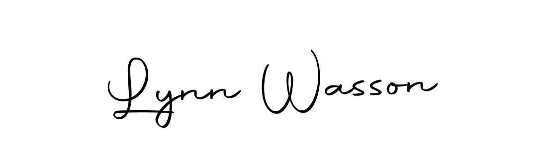 How to make Lynn Wasson name signature. Use Autography-DOLnW style for creating short signs online. This is the latest handwritten sign. Lynn Wasson signature style 10 images and pictures png