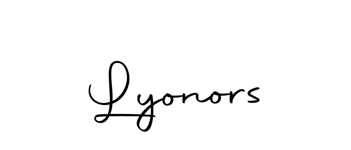 How to make Lyonors signature? Autography-DOLnW is a professional autograph style. Create handwritten signature for Lyonors name. Lyonors signature style 10 images and pictures png