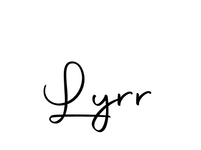 Use a signature maker to create a handwritten signature online. With this signature software, you can design (Autography-DOLnW) your own signature for name Lyrr. Lyrr signature style 10 images and pictures png
