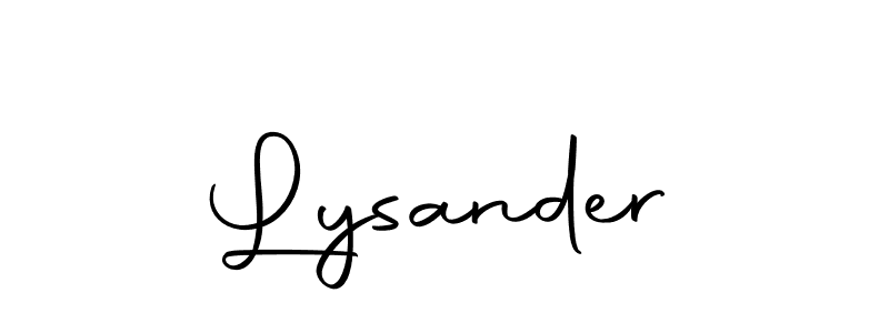 You should practise on your own different ways (Autography-DOLnW) to write your name (Lysander) in signature. don't let someone else do it for you. Lysander signature style 10 images and pictures png