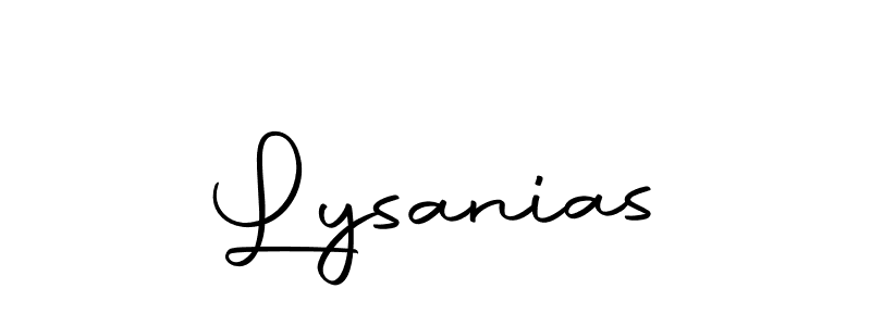 The best way (Autography-DOLnW) to make a short signature is to pick only two or three words in your name. The name Lysanias include a total of six letters. For converting this name. Lysanias signature style 10 images and pictures png