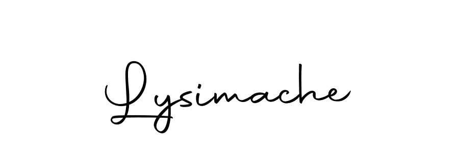 Similarly Autography-DOLnW is the best handwritten signature design. Signature creator online .You can use it as an online autograph creator for name Lysimache. Lysimache signature style 10 images and pictures png