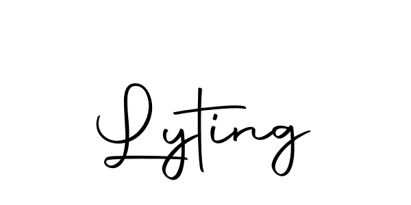 How to make Lyting name signature. Use Autography-DOLnW style for creating short signs online. This is the latest handwritten sign. Lyting signature style 10 images and pictures png