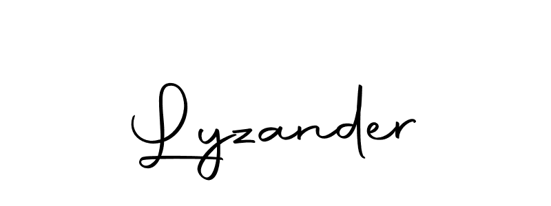 Here are the top 10 professional signature styles for the name Lyzander. These are the best autograph styles you can use for your name. Lyzander signature style 10 images and pictures png