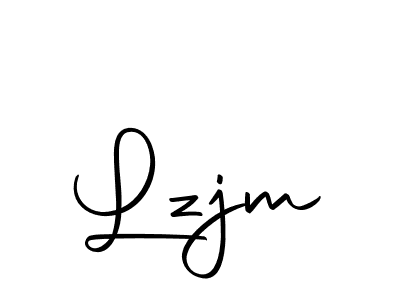 The best way (Autography-DOLnW) to make a short signature is to pick only two or three words in your name. The name Lzjm include a total of six letters. For converting this name. Lzjm signature style 10 images and pictures png