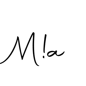 Create a beautiful signature design for name M!a. With this signature (Autography-DOLnW) fonts, you can make a handwritten signature for free. M!a signature style 10 images and pictures png