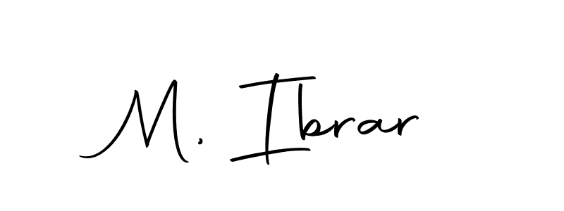 Use a signature maker to create a handwritten signature online. With this signature software, you can design (Autography-DOLnW) your own signature for name M, Ibrar. M, Ibrar signature style 10 images and pictures png