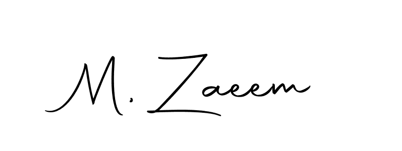 Make a beautiful signature design for name M, Zaeem. With this signature (Autography-DOLnW) style, you can create a handwritten signature for free. M, Zaeem signature style 10 images and pictures png