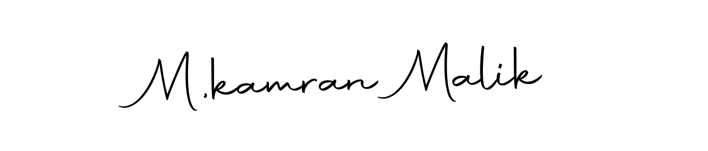 Make a beautiful signature design for name M,kamran Malik. With this signature (Autography-DOLnW) style, you can create a handwritten signature for free. M,kamran Malik signature style 10 images and pictures png