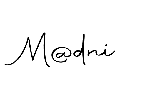 The best way (Autography-DOLnW) to make a short signature is to pick only two or three words in your name. The name M@dni include a total of six letters. For converting this name. M@dni signature style 10 images and pictures png