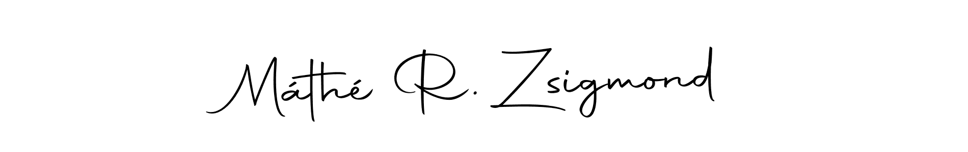 Use a signature maker to create a handwritten signature online. With this signature software, you can design (Autography-DOLnW) your own signature for name Máthé R. Zsigmond. Máthé R. Zsigmond signature style 10 images and pictures png