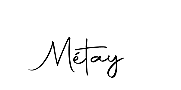 if you are searching for the best signature style for your name Métay. so please give up your signature search. here we have designed multiple signature styles  using Autography-DOLnW. Métay signature style 10 images and pictures png