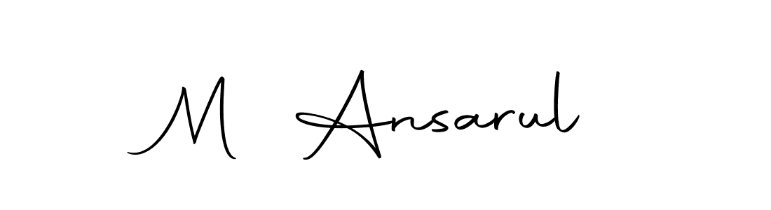 Make a beautiful signature design for name Mř Ansarul. With this signature (Autography-DOLnW) style, you can create a handwritten signature for free. Mř Ansarul signature style 10 images and pictures png