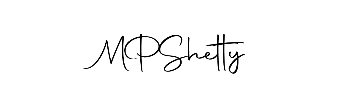 You should practise on your own different ways (Autography-DOLnW) to write your name (M  P  Shetty) in signature. don't let someone else do it for you. M  P  Shetty signature style 10 images and pictures png