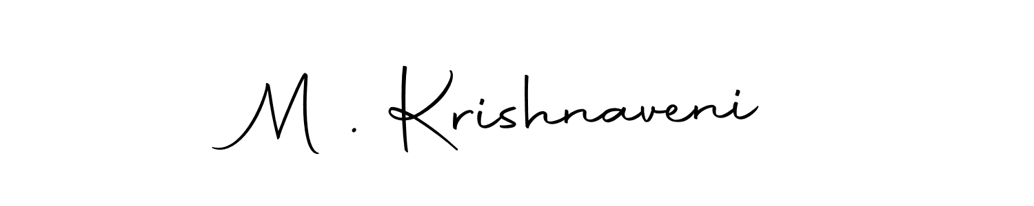 Also we have M . Krishnaveni name is the best signature style. Create professional handwritten signature collection using Autography-DOLnW autograph style. M . Krishnaveni signature style 10 images and pictures png