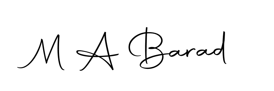 Here are the top 10 professional signature styles for the name M A Barad. These are the best autograph styles you can use for your name. M A Barad signature style 10 images and pictures png