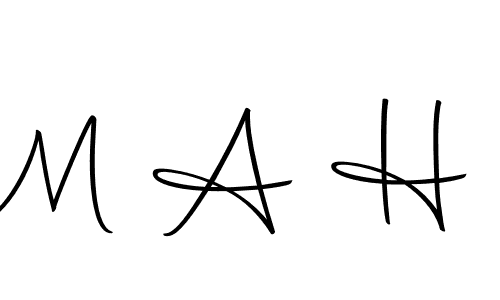 Also we have M A H name is the best signature style. Create professional handwritten signature collection using Autography-DOLnW autograph style. M A H signature style 10 images and pictures png