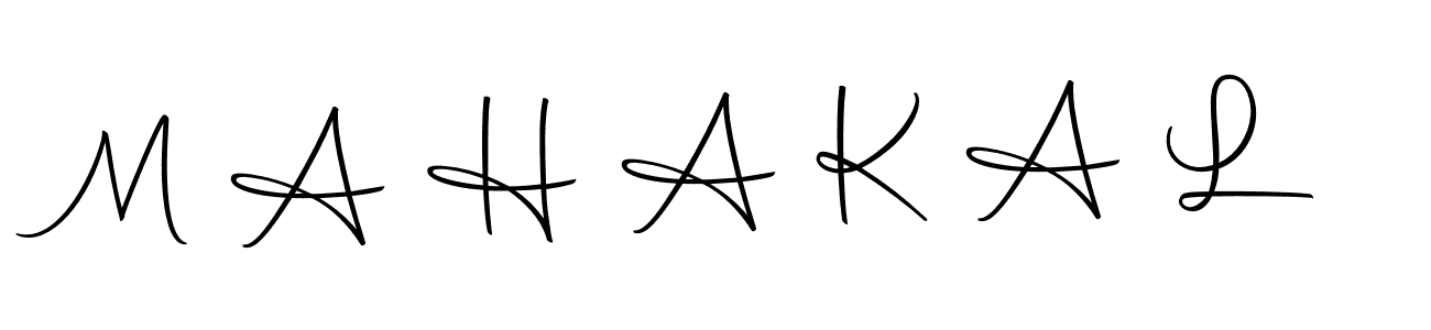 You should practise on your own different ways (Autography-DOLnW) to write your name (M A H A K A L) in signature. don't let someone else do it for you. M A H A K A L signature style 10 images and pictures png