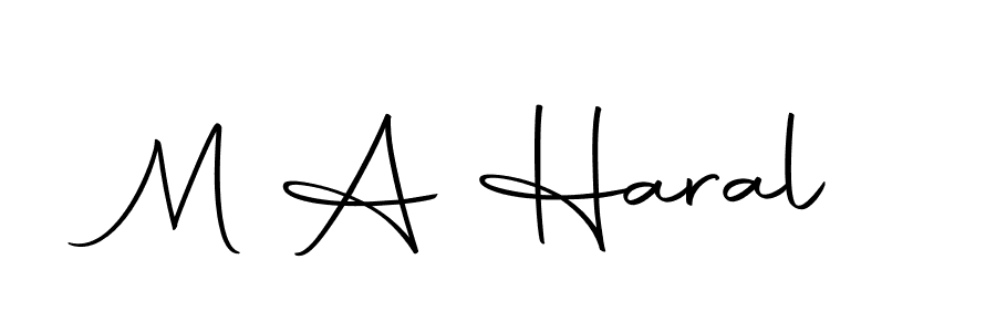 Once you've used our free online signature maker to create your best signature Autography-DOLnW style, it's time to enjoy all of the benefits that M A Haral name signing documents. M A Haral signature style 10 images and pictures png