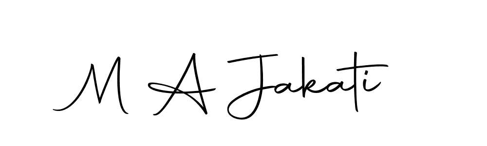 Make a beautiful signature design for name M A Jakati. Use this online signature maker to create a handwritten signature for free. M A Jakati signature style 10 images and pictures png