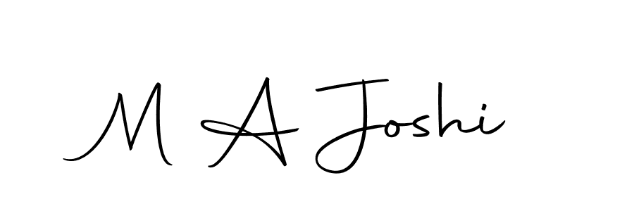 How to make M A Joshi name signature. Use Autography-DOLnW style for creating short signs online. This is the latest handwritten sign. M A Joshi signature style 10 images and pictures png