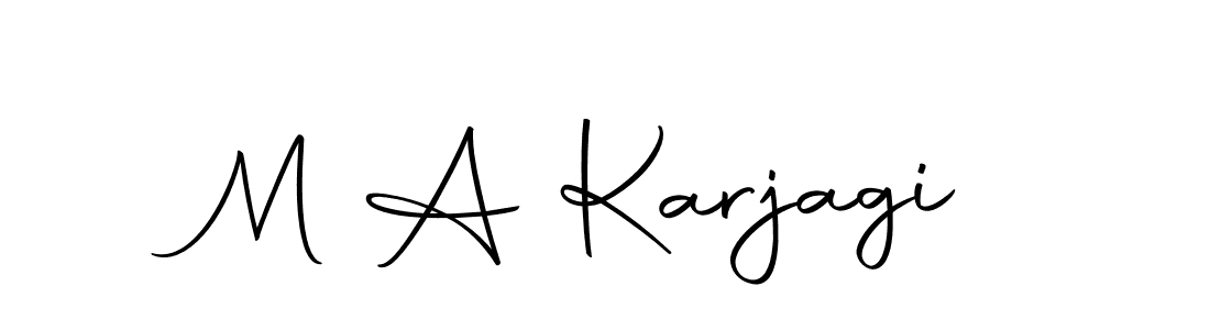Also we have M A Karjagi name is the best signature style. Create professional handwritten signature collection using Autography-DOLnW autograph style. M A Karjagi signature style 10 images and pictures png