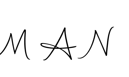 Make a beautiful signature design for name M A N. With this signature (Autography-DOLnW) style, you can create a handwritten signature for free. M A N signature style 10 images and pictures png