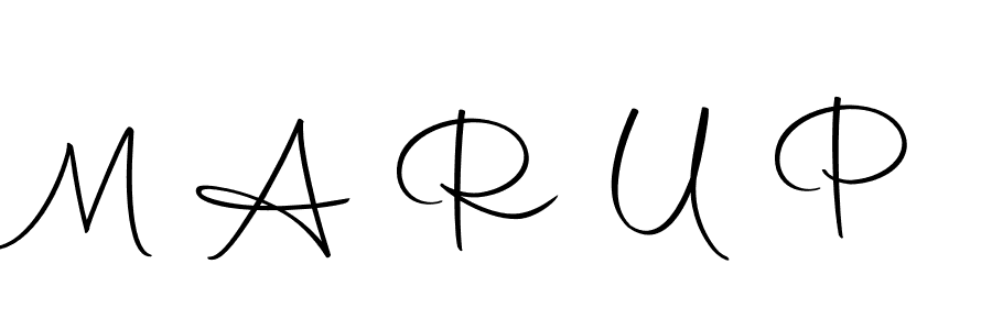 Design your own signature with our free online signature maker. With this signature software, you can create a handwritten (Autography-DOLnW) signature for name M A R U P. M A R U P signature style 10 images and pictures png