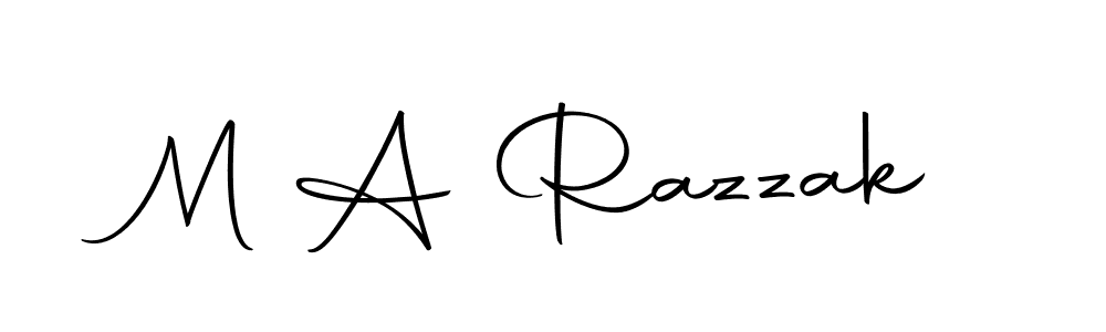 Similarly Autography-DOLnW is the best handwritten signature design. Signature creator online .You can use it as an online autograph creator for name M A Razzak. M A Razzak signature style 10 images and pictures png